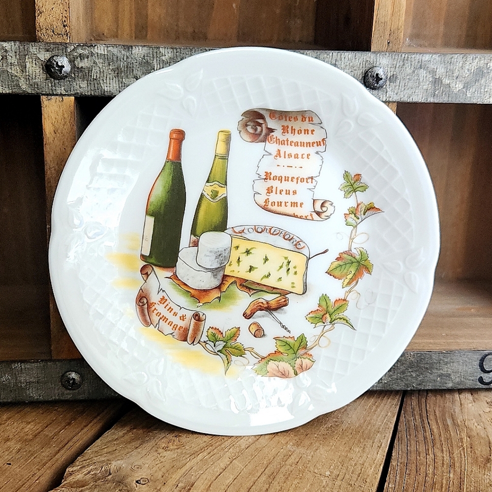 Limoges cheese plate 6"
